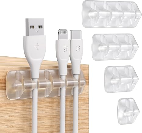 Organizadores de cables Syncwire para escritorio compacto